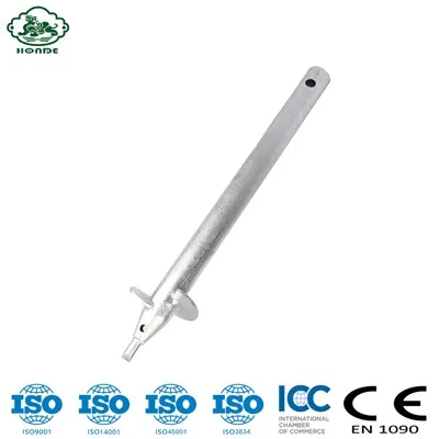 Wooden Deck Ground Screw Foundation